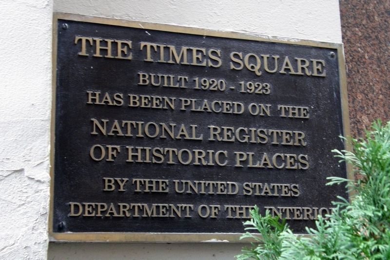 The Times Square Marker image. Click for full size.