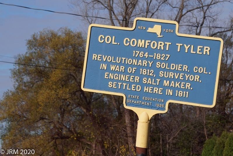 Col. Comfort Tyler Marker image. Click for full size.