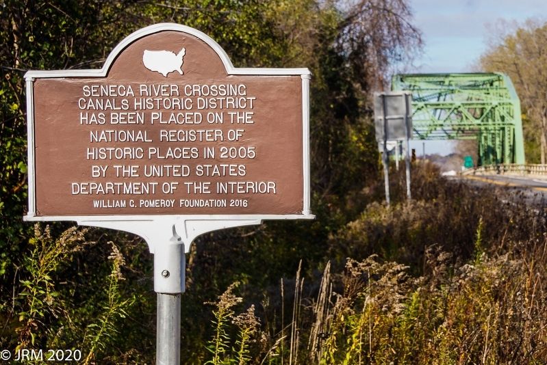 Seneca River Crossing Canals Historic District Marker image. Click for full size.