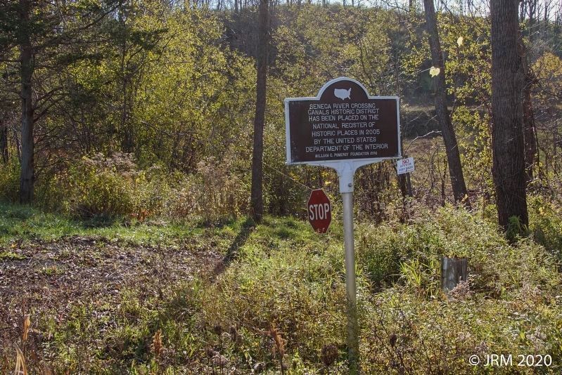 Seneca River Crossing Canals Historic District Marker image. Click for full size.