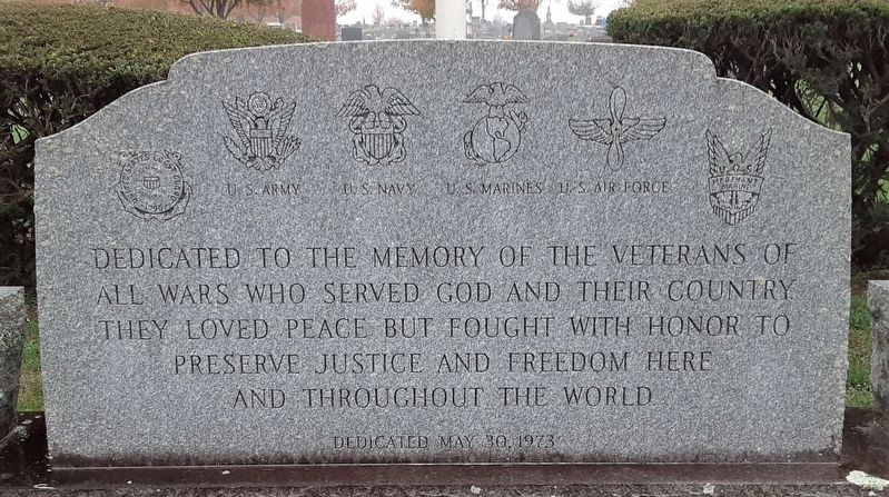 War Memorial Dedication image. Click for full size.