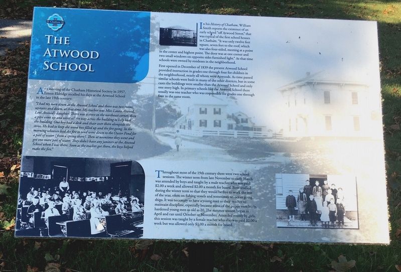 The Atwood School Marker image. Click for full size.