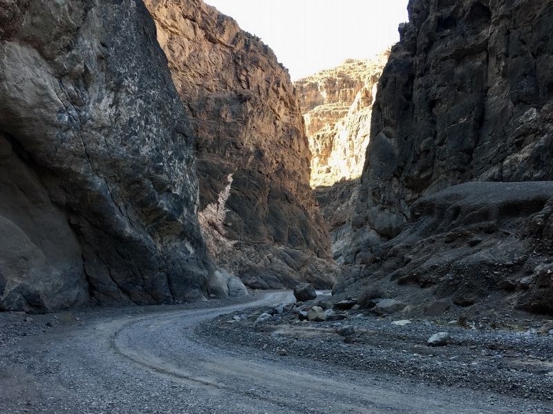 Titus Canyon Road. Click for full size. Titus Canyon Road image. Click for full size.