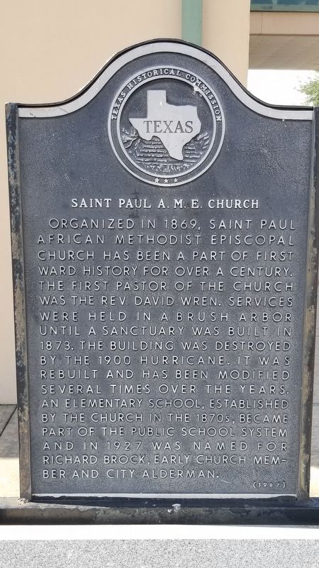 Saint Paul A.M.E. Church Marker image. Click for full size.