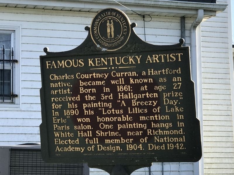 Famous Kentucky Artist Marker image. Click for full size.