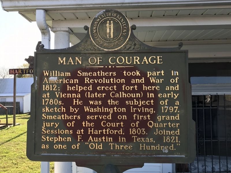 Man of Courage Marker image. Click for full size.