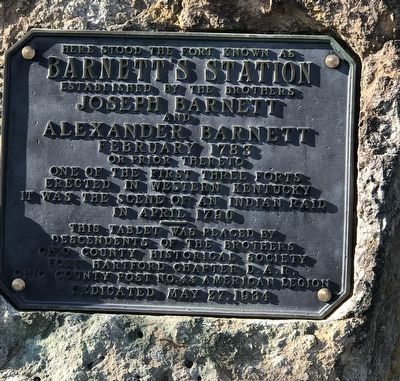 Barnett's Station Marker image. Click for full size.