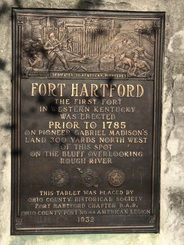 Fort Hartford Marker image. Click for full size.