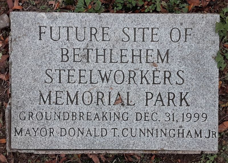 Steelworkers Memorial Park Future Site Marker image. Click for full size.