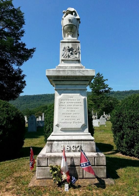 Confederate Memorial At Indian Mound Cemetery image. Click for full size.