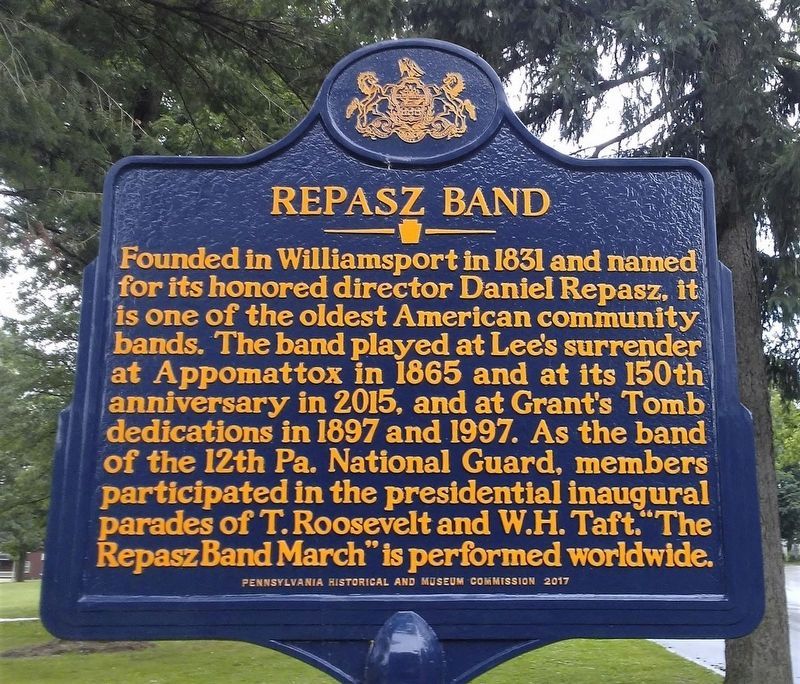 Repasz Band Marker image. Click for full size.