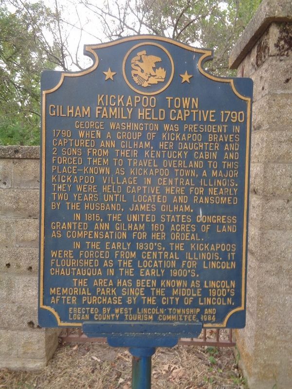 Kickapoo Town Marker image. Click for full size.