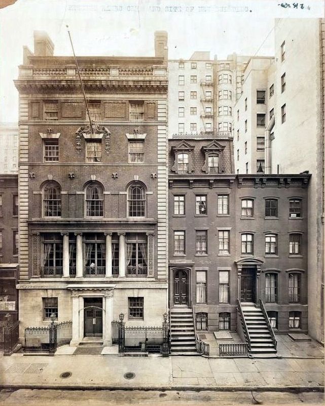 The Lambs Club, original appearance, c. 1900 image. Click for full size.
