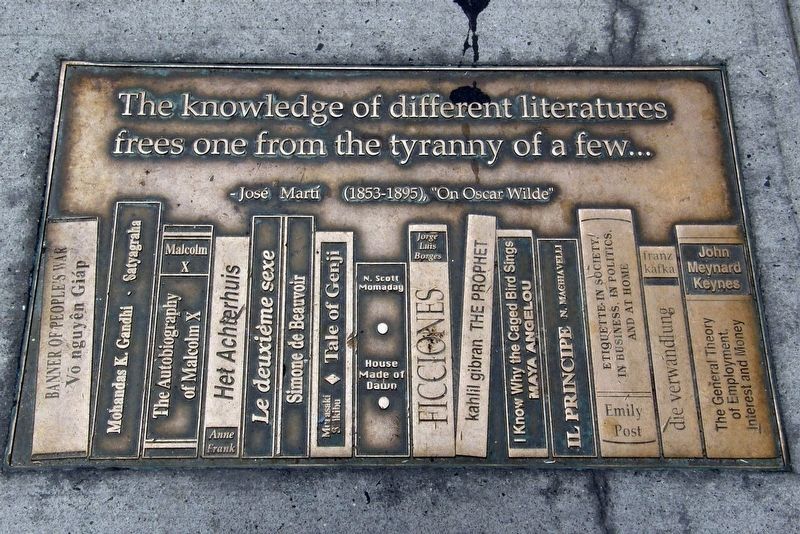 Library Walk, Plaque 44 image. Click for full size.