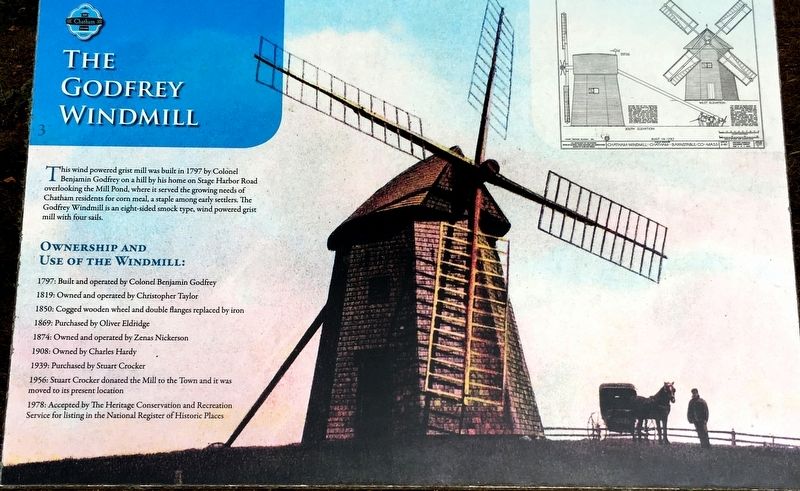 The Godfrey Windmill Marker image. Click for full size.