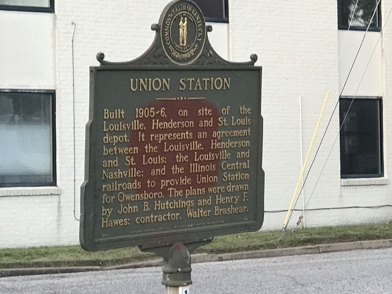 Union Station Marker (Side 1) image. Click for full size.