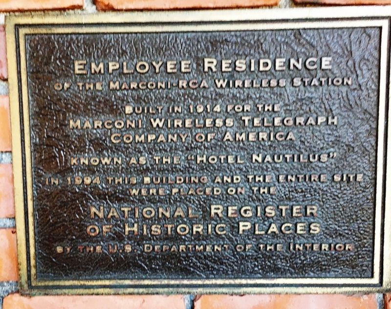 Employee Residence Marker image. Click for full size.