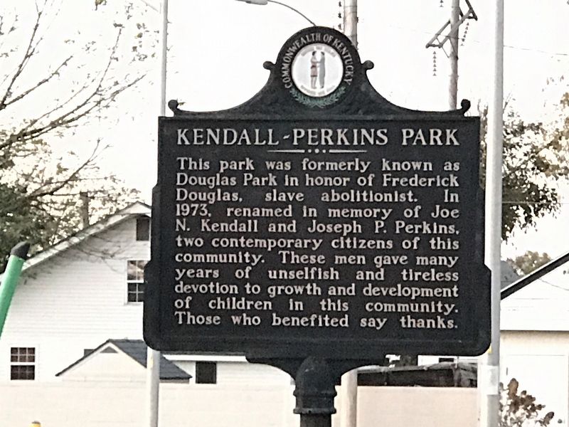 Kendall-Perkins Park Marker image. Click for full size.