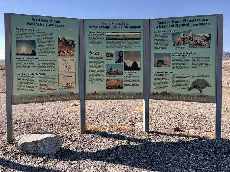 Pinnacles Interpretive Sign image. Click for full size.