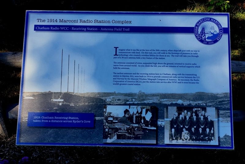 The 1914 Marconi Radio Station Complex Marker image. Click for full size.