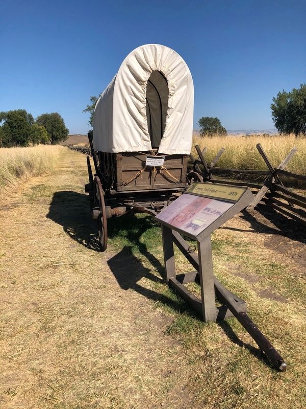 Oregon Trail Wagon Marker image. Click for full size.