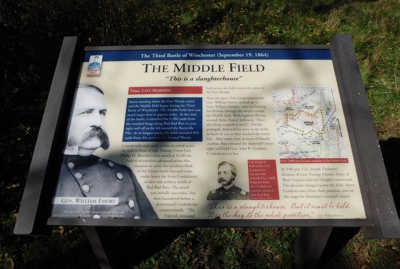 The Middle Field Marker. Click for full size. The Middle Field Marker image. Click for full size.