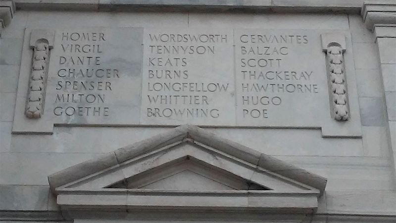 Notables on Brown Library image. Click for full size.