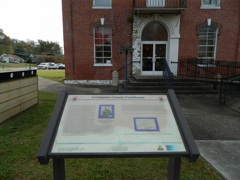 Area photo of Livingston County Courthouse Marker image. Click for full size.