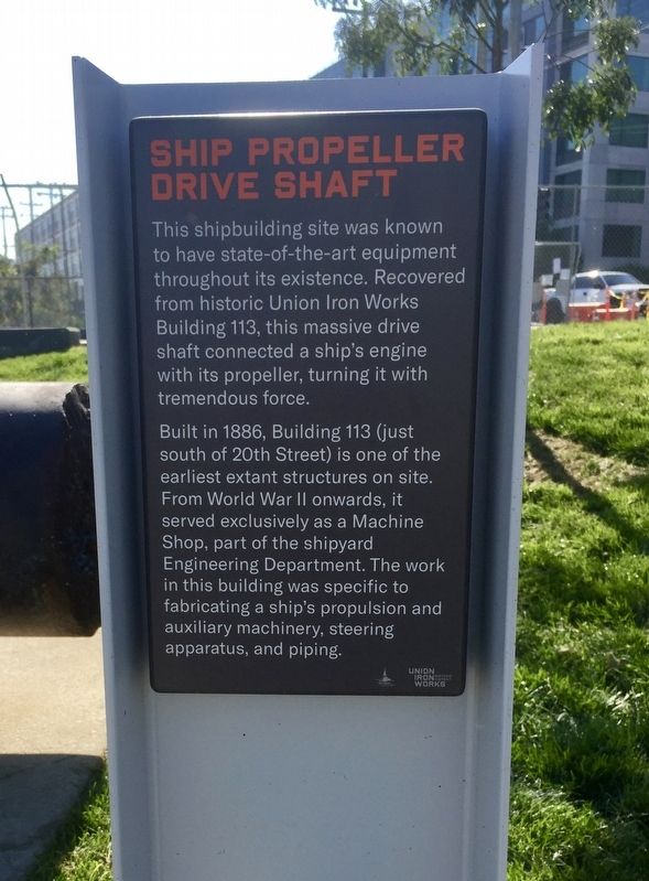 Ship Propeller Drive Shaft Marker image. Click for full size.