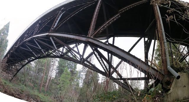 Pine Street Bridge panorama image. Click for full size.