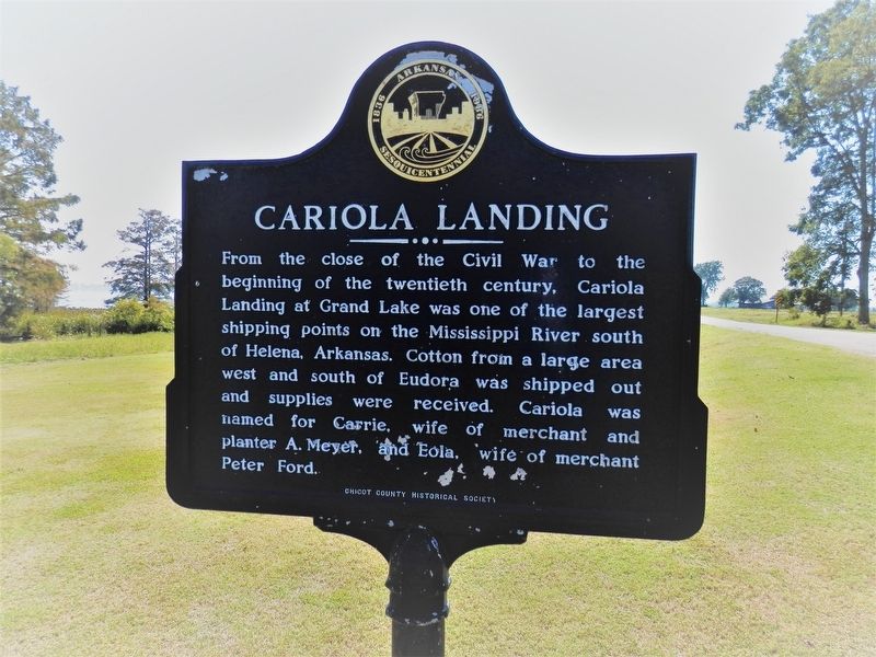 Cariola Landing Marker image. Click for full size.