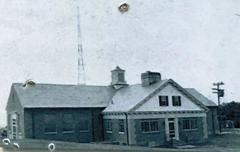 Marker photo: Operations Building, 1948 image. Click for full size.