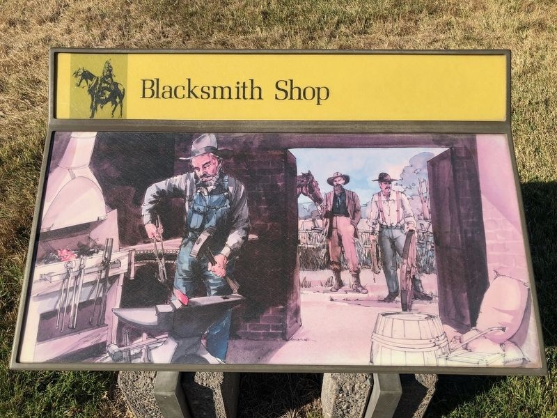 Blacksmiths Shop Marker image. Click for full size.