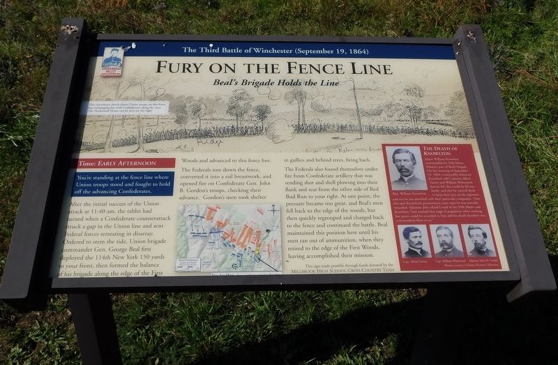 Fury On The Fence Line Marker image. Click for full size.