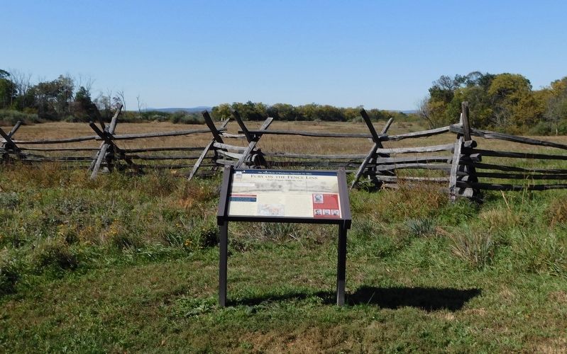 Fury On The Fence Line Marker. Click for full size. Fury On The Fence Line Marker image. Click for full size.