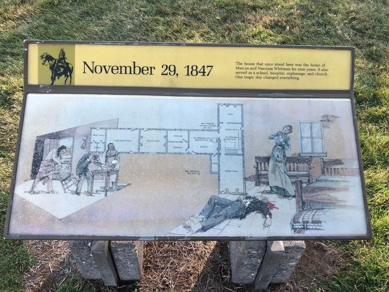 November 29, 1847 Marker image. Click for full size.
