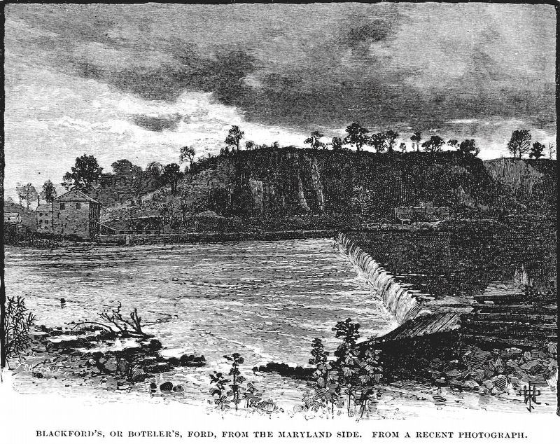 Blackford's or Boteler's Ford. Click for full size. Blackford's or Boteler's Ford image. Click for full size.