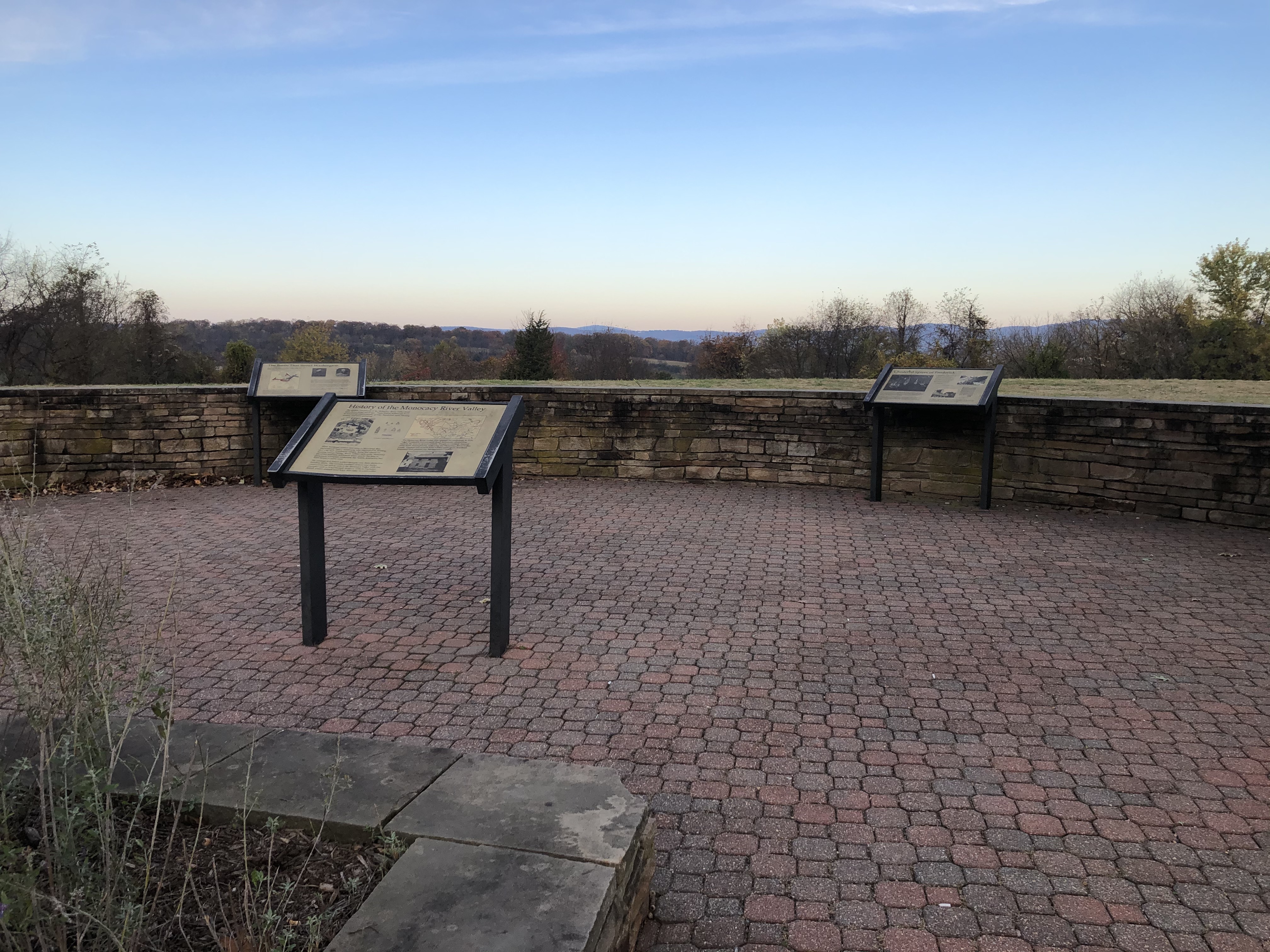 Markers at the Rest Stop / Overlook