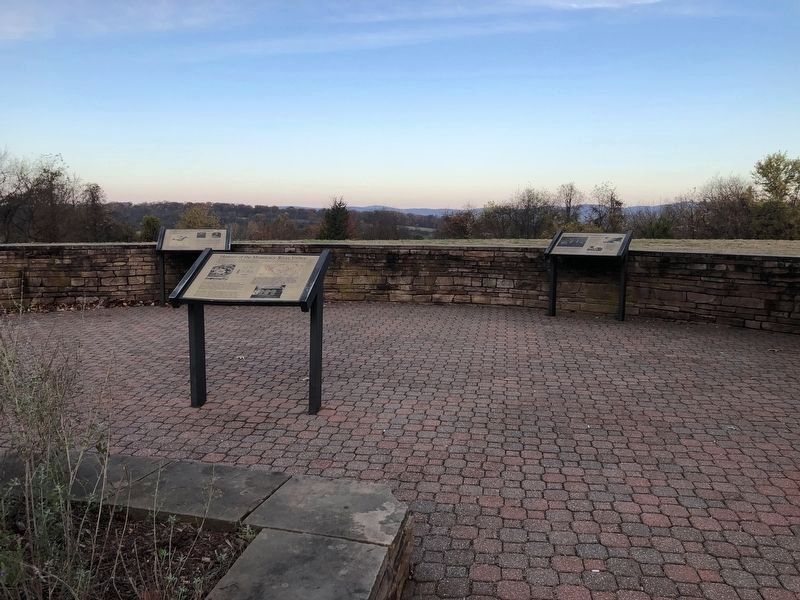 Markers at the Rest Stop / Overlook. Click for full size. Markers at the Rest Stop / Overlook image. Click for full size.