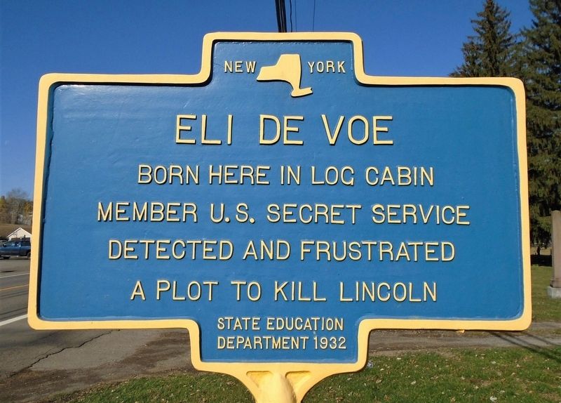 Eli DeVoe Marker. Click for full size. Eli DeVoe Marker image. Click for full size.