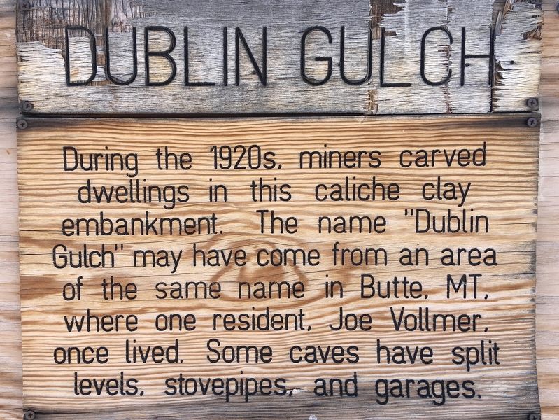 Dublin Gulch Marker image. Click for full size.