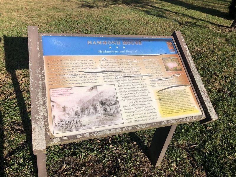 Hammond House Marker image. Click for full size.