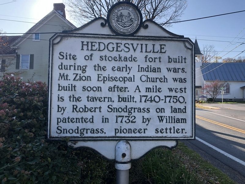 Hedgesville Marker image. Click for full size.