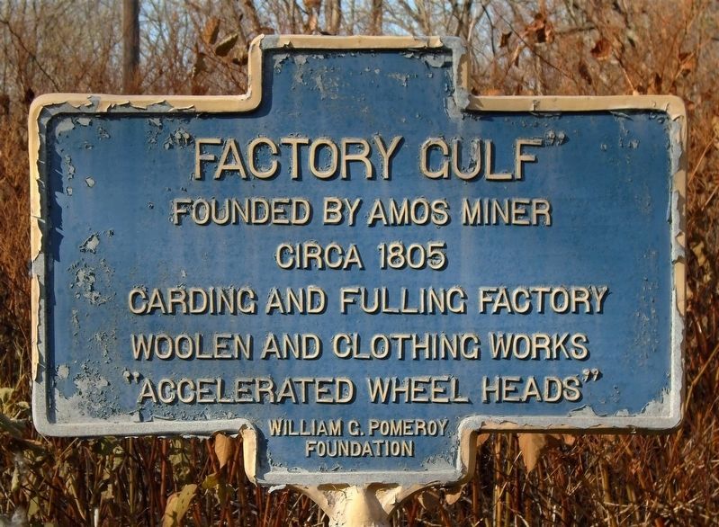 "Factory Gulf" Marker. Click for full size. "Factory Gulf" Marker image. Click for full size.