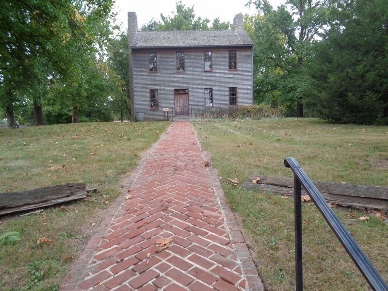 Abraham Lincoln at Postville Marker. Click for full size. Abraham Lincoln at Postville Marker image. Click for full size.