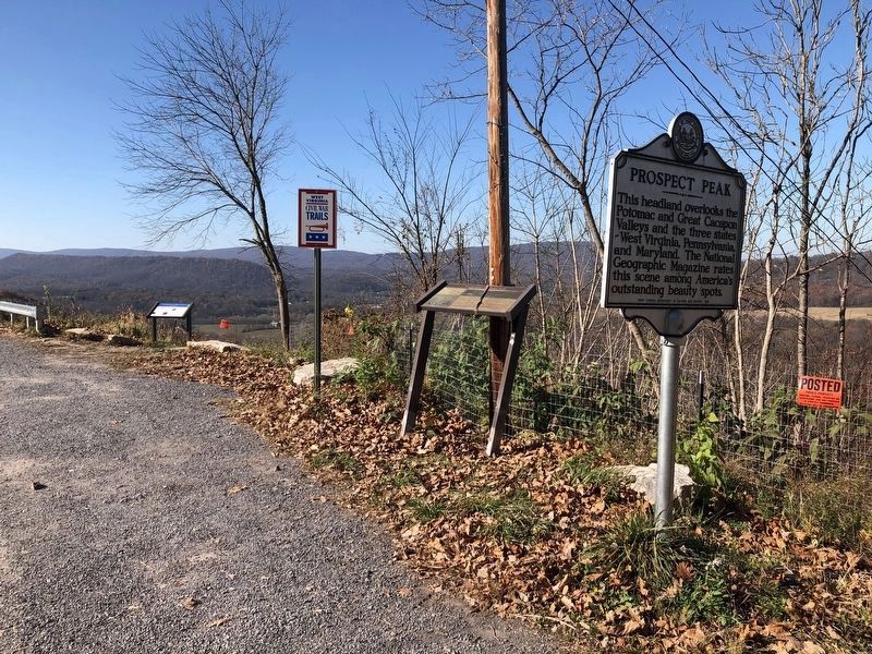 Prospect Peak Marker. Click for full size. Prospect Peak Marker image. Click for full size.