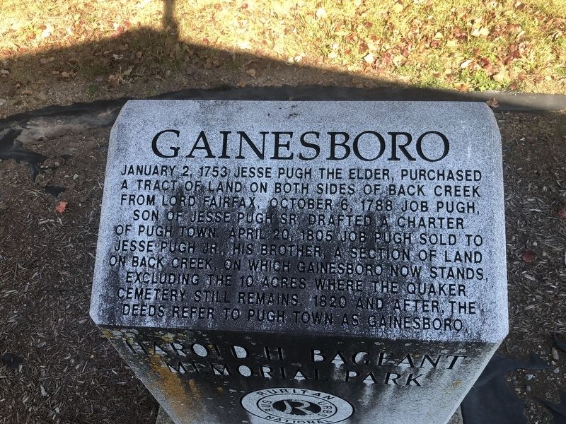 Gainesboro Marker image. Click for full size.