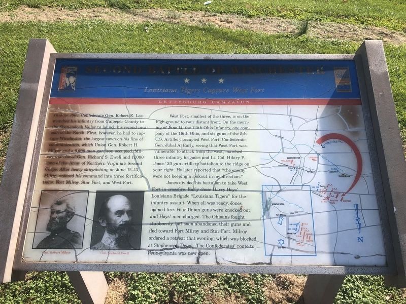 Second Battle of Winchester Marker image. Click for full size.