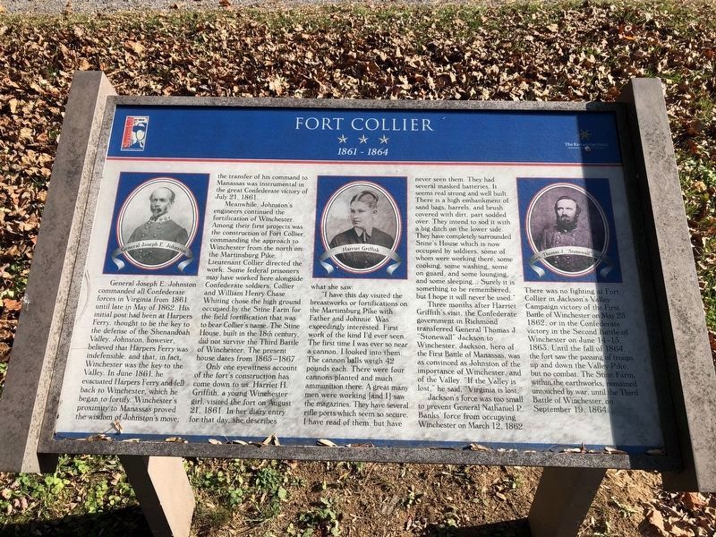 Fort Collier Marker image. Click for full size.