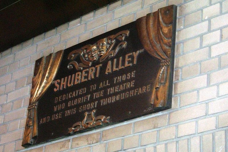 Schubert Alley plaque image. Click for full size.